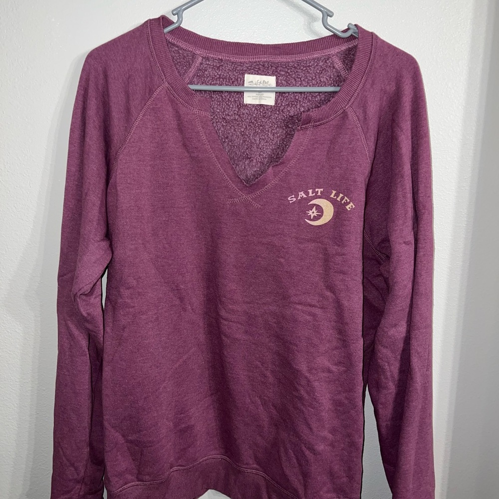 Salt Life Lavender Fleece Pullover